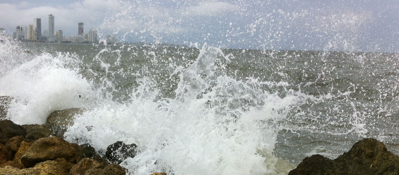 Alerta Roja Por Viento Y Oleaje En El Mar Caribe Colombiano