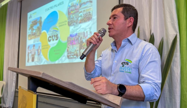 Director De La CVS Rindiendo Informe De Gestion Vigencia 2026