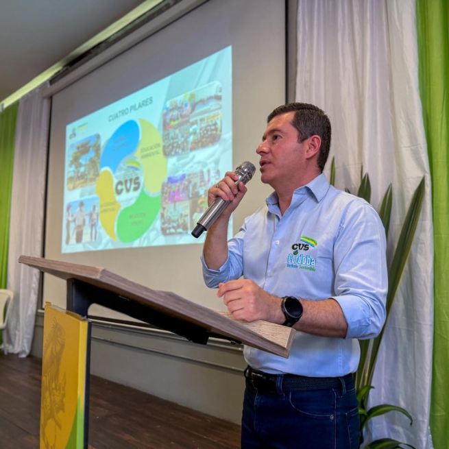 Director De La CVS Rindiendo Informe De Gestion Vigencia 2026